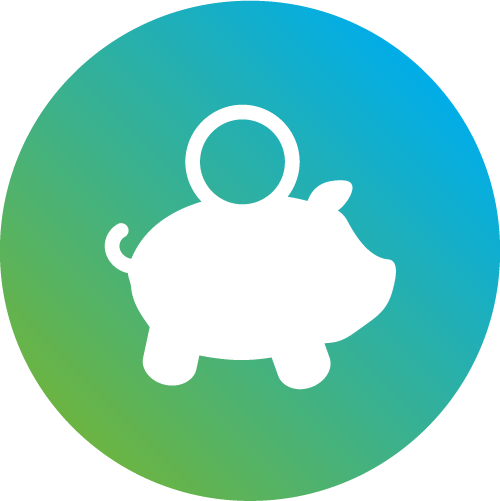 Piggy bank icon