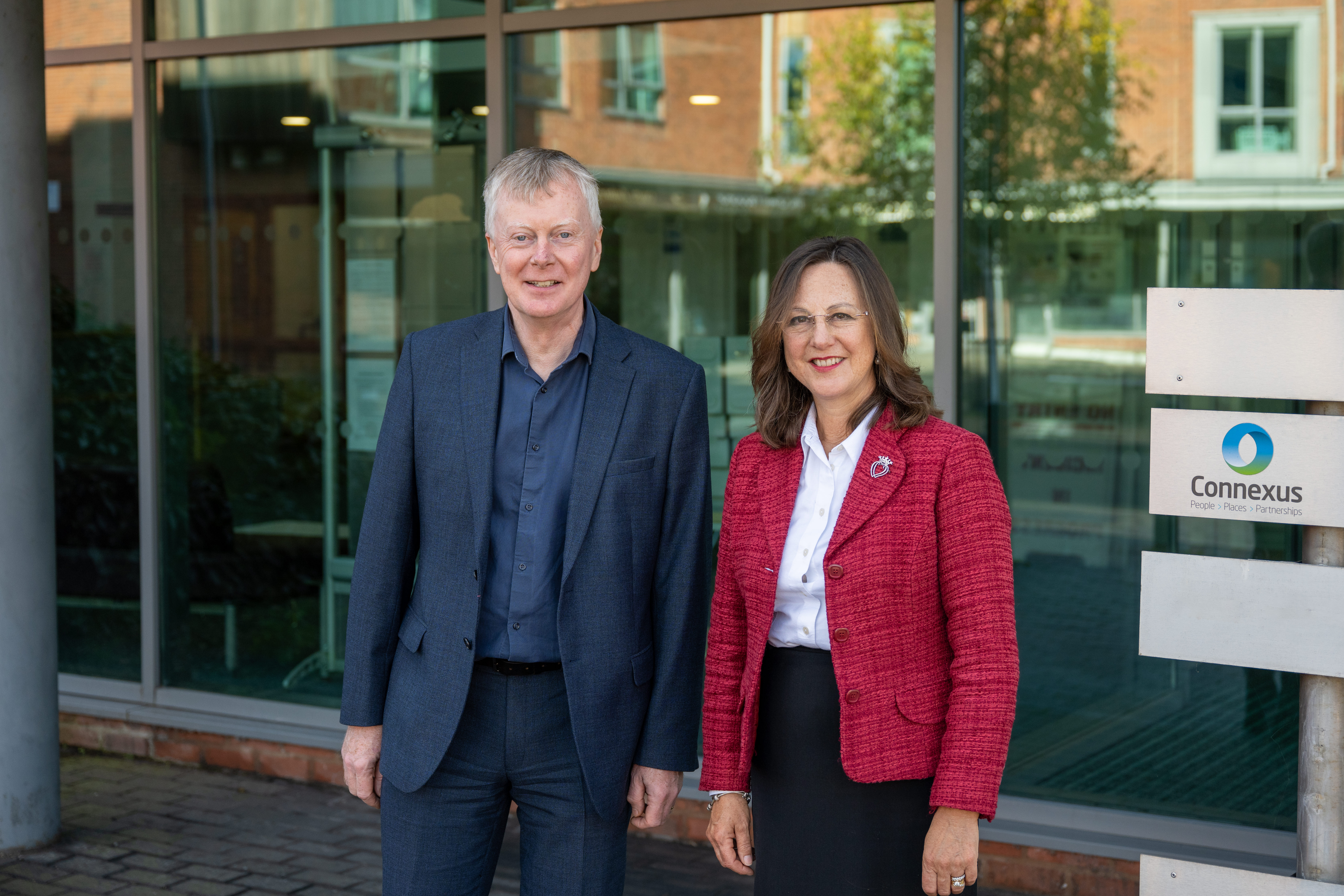 CEO Richard Woolley and Board Chair Michele Ibbs