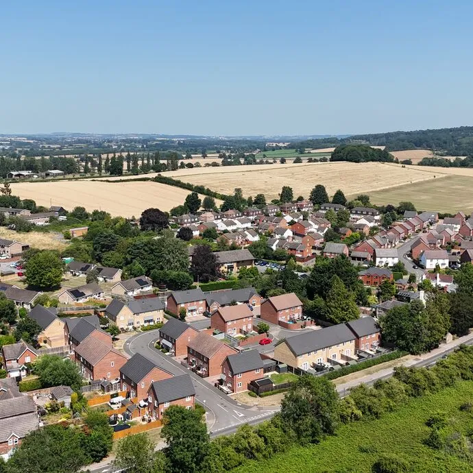 Drone shot, chapel road