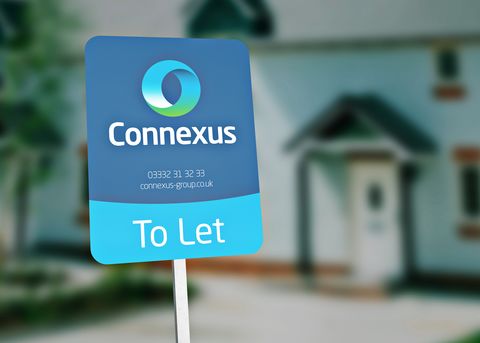 Connexus To Let sign