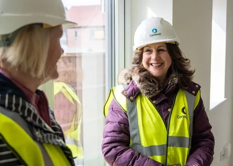 Michelle visiting Ledbury