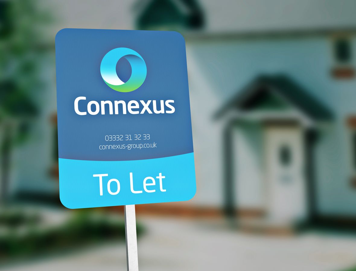 Connexus To Let sign