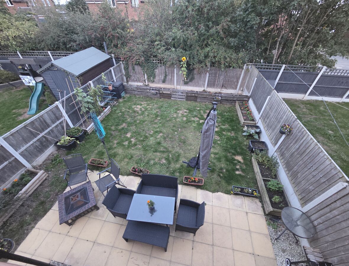 Rear garden