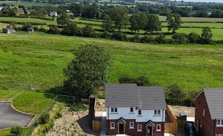 1 bed aerial view Marton