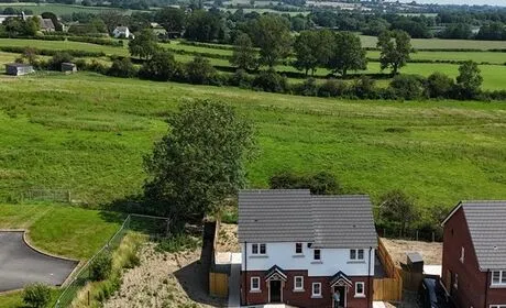 1 bed aerial view Marton