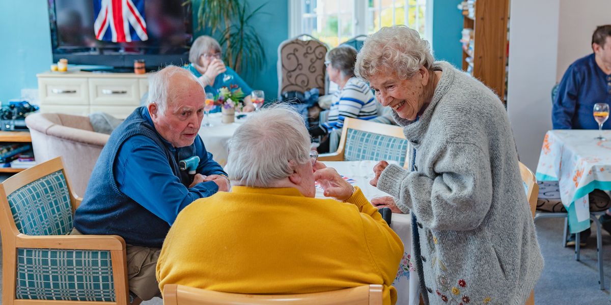 Residents enjoy The Platinum Jubilee celebrations at Whitefriars, Ludlow