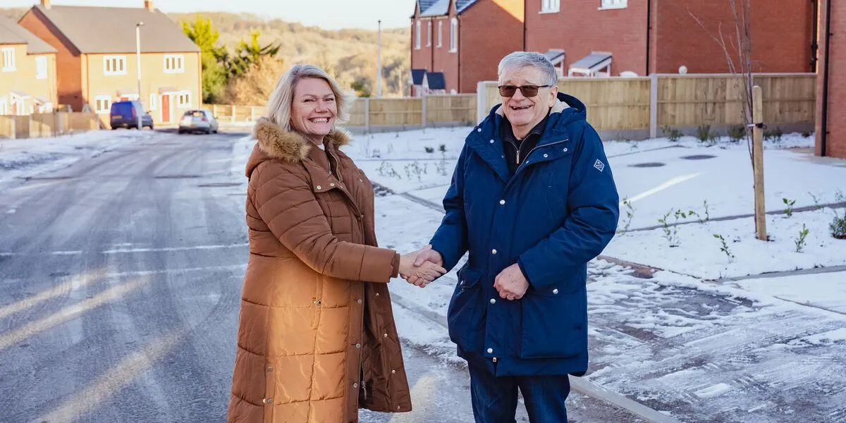 Amanda Knowles, Head of Development, meets Cllr. Town Mayor Ian West