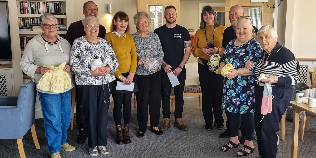 Knit & Natter group donate £800 to local organisations