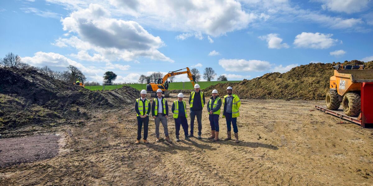 Connexus and contractor SWG Construction mark the start of construction of Phase Two at Callaughtons Ash, Much Wenlock