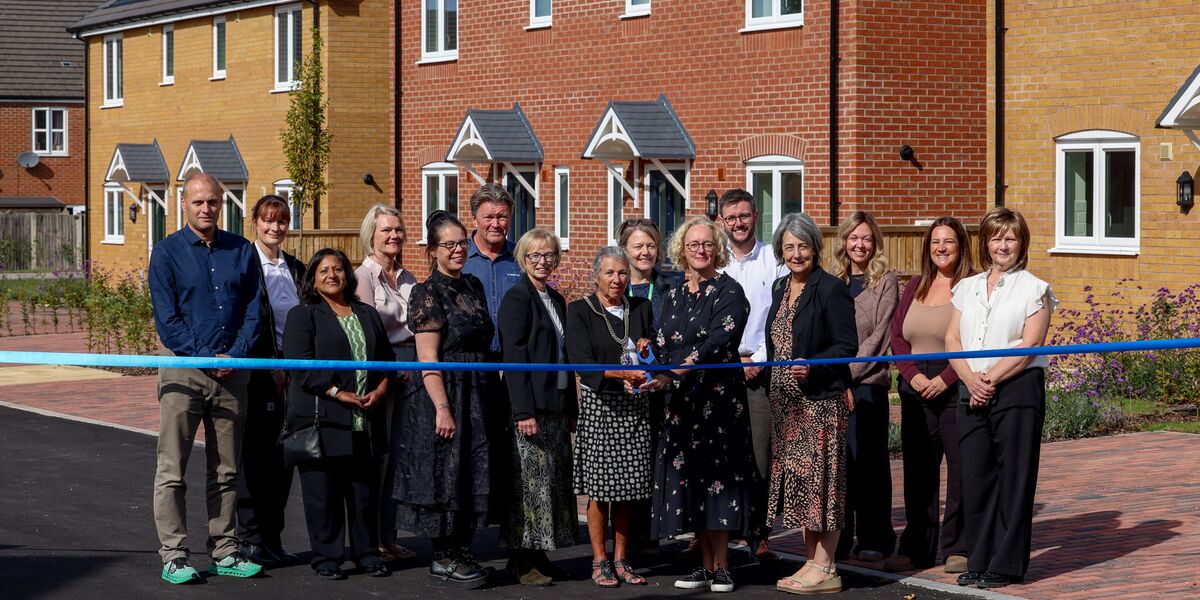 Tudor Way ribbon cutting