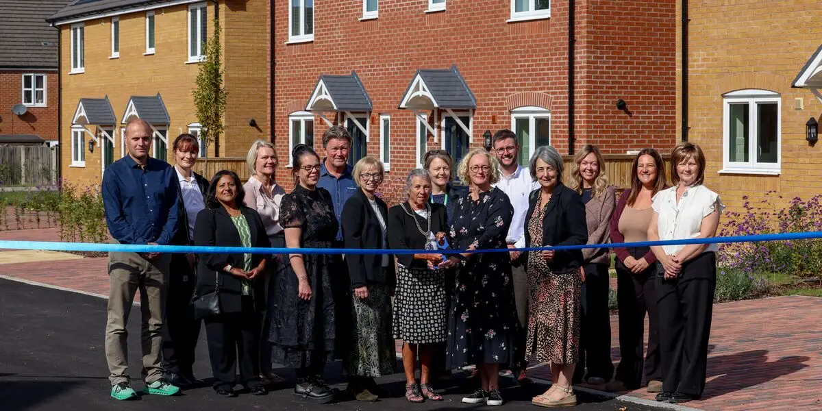 Tudor Way ribbon cutting