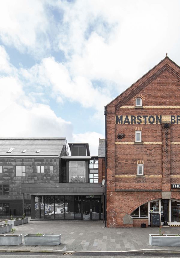 Marstons Hub and Grain Loft extension, in Ludlow, Shropshire.