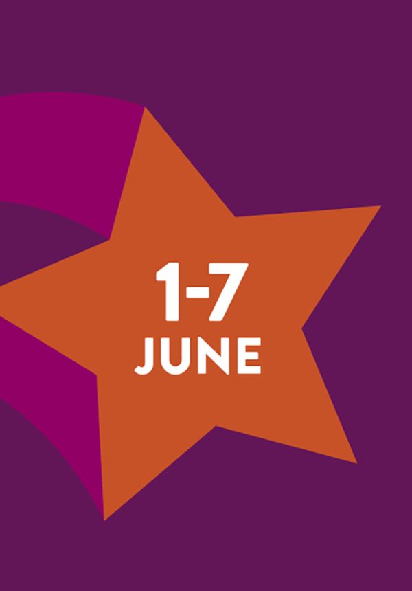 Banner promoting Volunteers week that reads "A time to say thanks! 1st - 7th June."