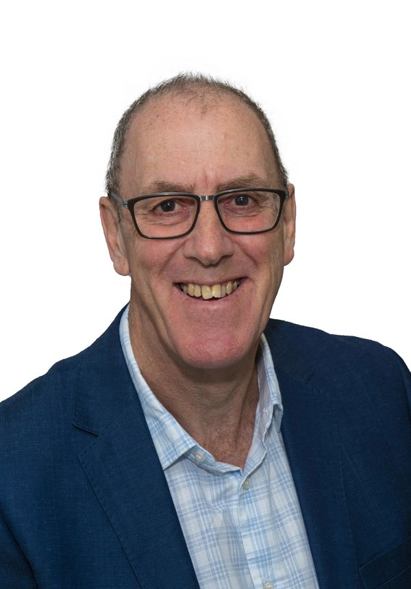 Outgoing chair of the board John Barker