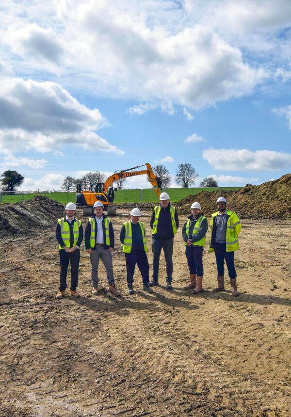 Connexus and contractor SWG Construction mark the start of construction of Phase Two at Callaughtons Ash, Much Wenlock