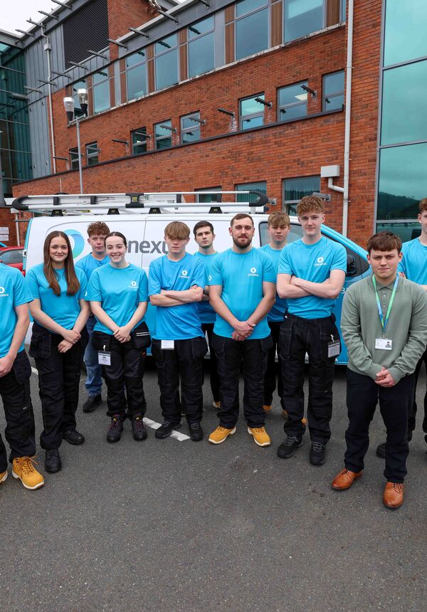 Connexus' apprentices at head office in Craven Arms