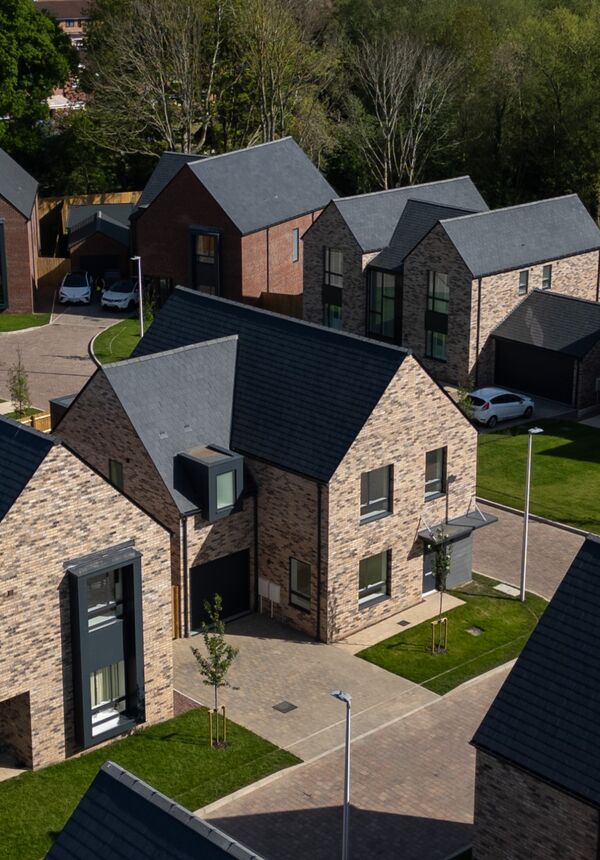 Drone shot of Radbrook