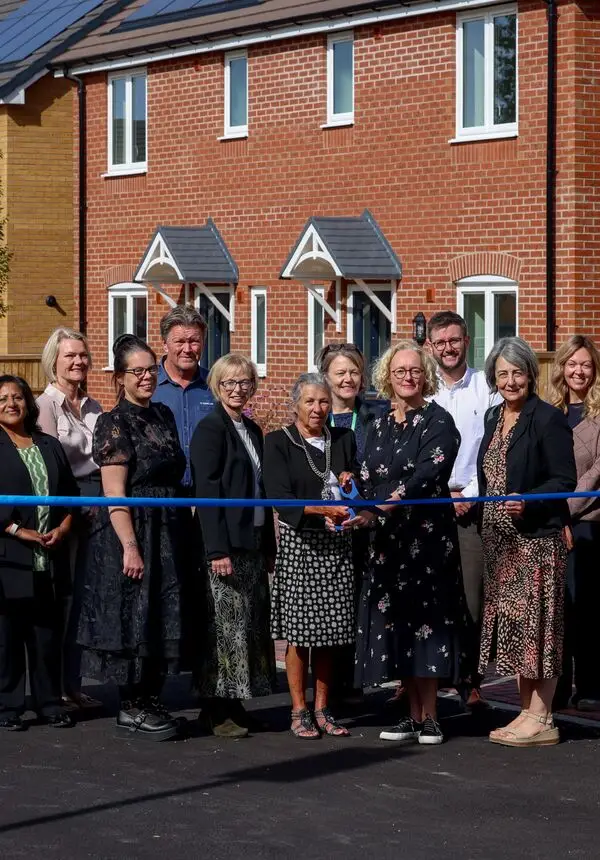 Tudor Way ribbon cutting