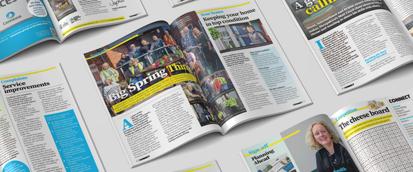 Magazine spreads
