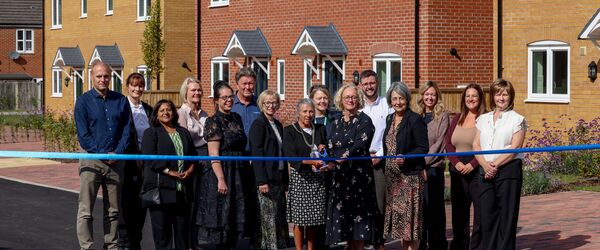 Tudor Way ribbon cutting