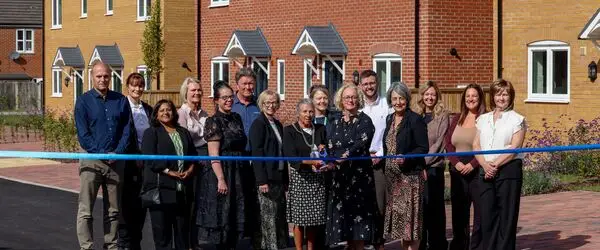 Tudor Way ribbon cutting