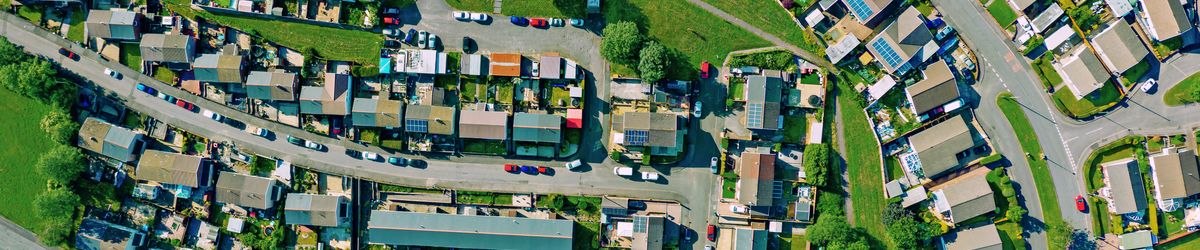 Houses from above