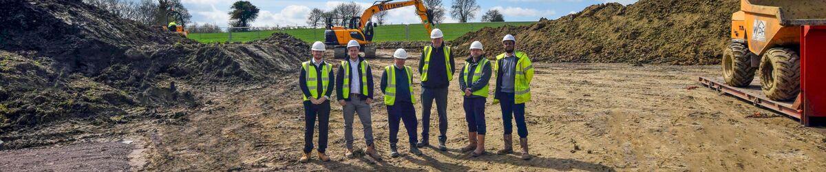 Connexus and contractor SWG Construction mark the start of construction of Phase Two at Callaughtons Ash, Much Wenlock