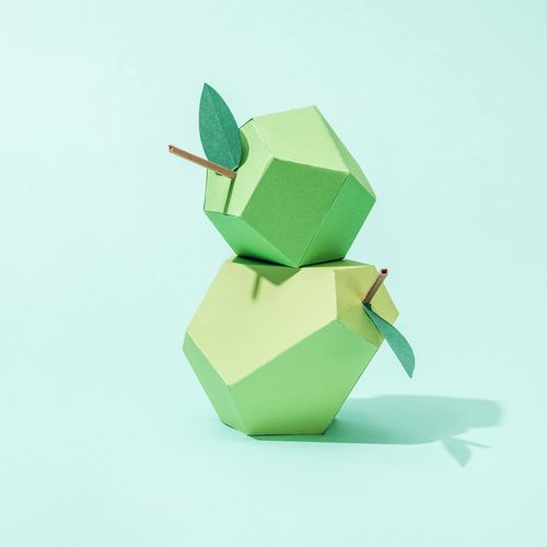 pears made from paper