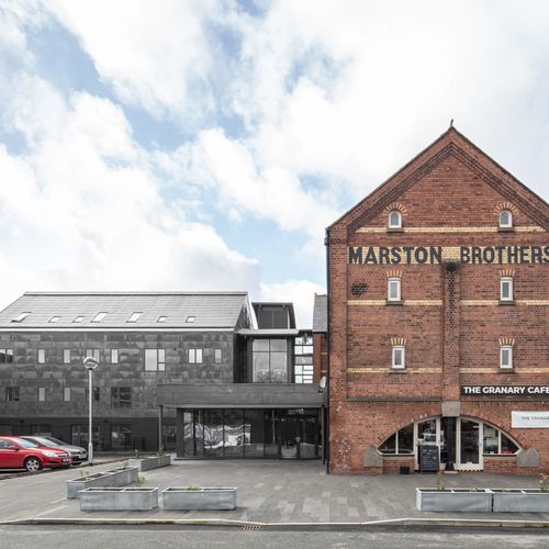 Marstons Hub and Grain Loft extension, in Ludlow, Shropshire.