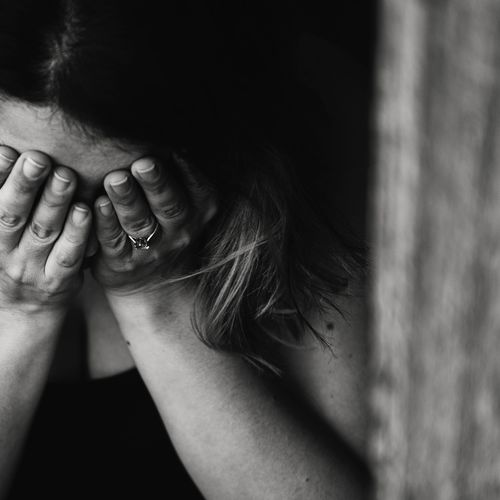 Women crying