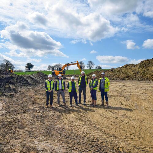 Connexus and contractor SWG Construction mark the start of construction of Phase Two at Callaughtons Ash, Much Wenlock