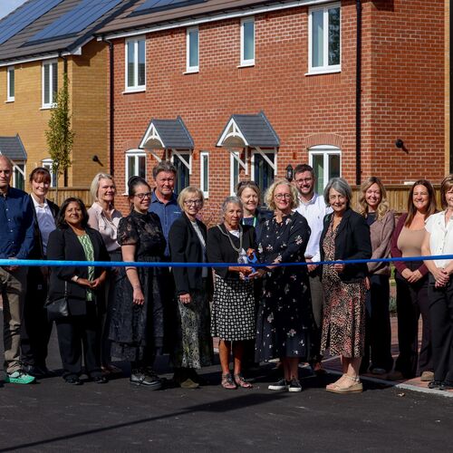 Tudor Way ribbon cutting
